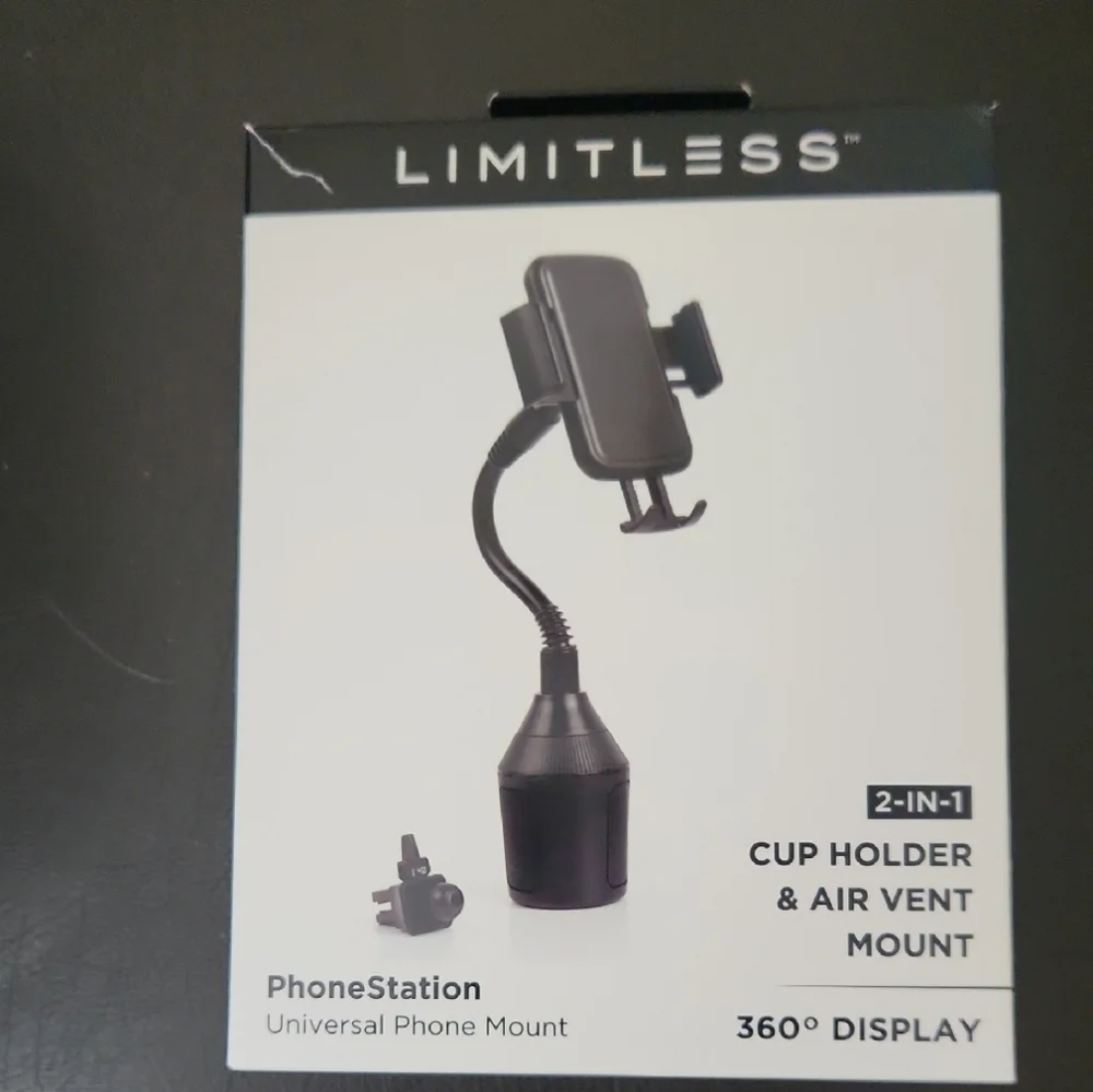 Black PhoneStation 2-in-1 Mount